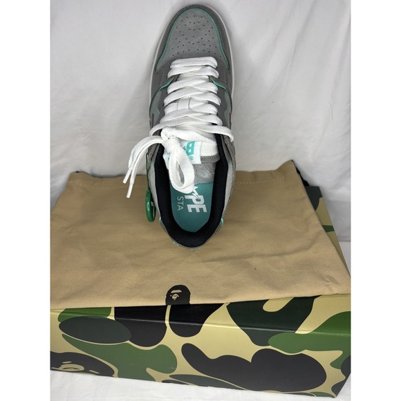A Bathing Ape BAPE "SK8 Sta #2" Gray 1I70-291-011 Size 6 NEW - Picture 15 of 16